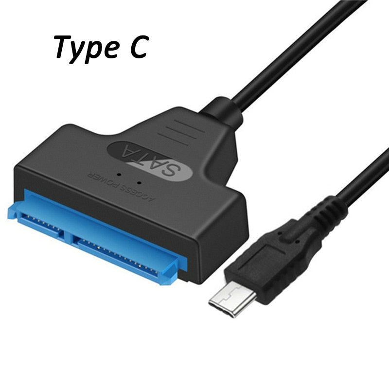 SATA to USB 3.0 / 2.0 Cable Up to 6 Gbps for 2.5 Inch External HDD SSD Hard Drive SATA 3 22 Pin Adapter USB 3.0 to Sata III Cord