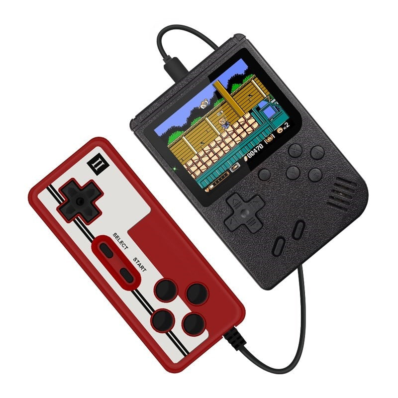 Retro Portable Mini Handheld Video Game Console 8-Bit 3.0 Inch Color LCD Kids Color Game Player Built-in 400 games