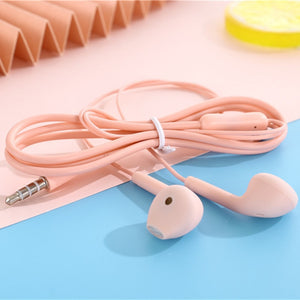 Olaf Portable Sport 8 Colors Earphone Wired Super Bass With Built-in Microphone 3.5mm In-Ear Wired Hands Free For Smartphones