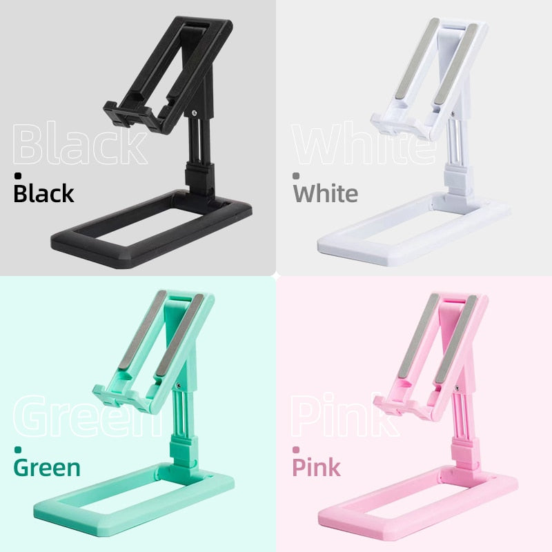 Portable Phone Holder Adjustable Desk Bracket Lifting Tablet Universal Multi-Angle Foldable Stand for iPad iPhone Samsung Smart