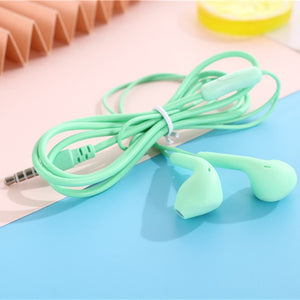 Olaf Portable Sport 8 Colors Earphone Wired Super Bass With Built-in Microphone 3.5mm In-Ear Wired Hands Free For Smartphones