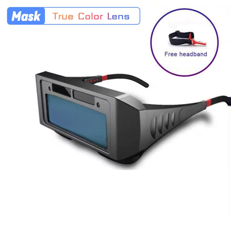 Automatic Dimming Welding Glasses Light Change Auto Darkening Anti- Eyes Shield Goggle for Welding Masks EyeGlasses Accessories