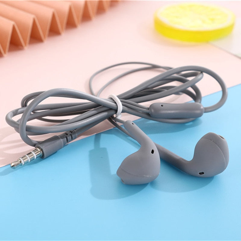 Olaf Portable Sport 8 Colors Earphone Wired Super Bass With Built-in Microphone 3.5mm In-Ear Wired Hands Free For Smartphones